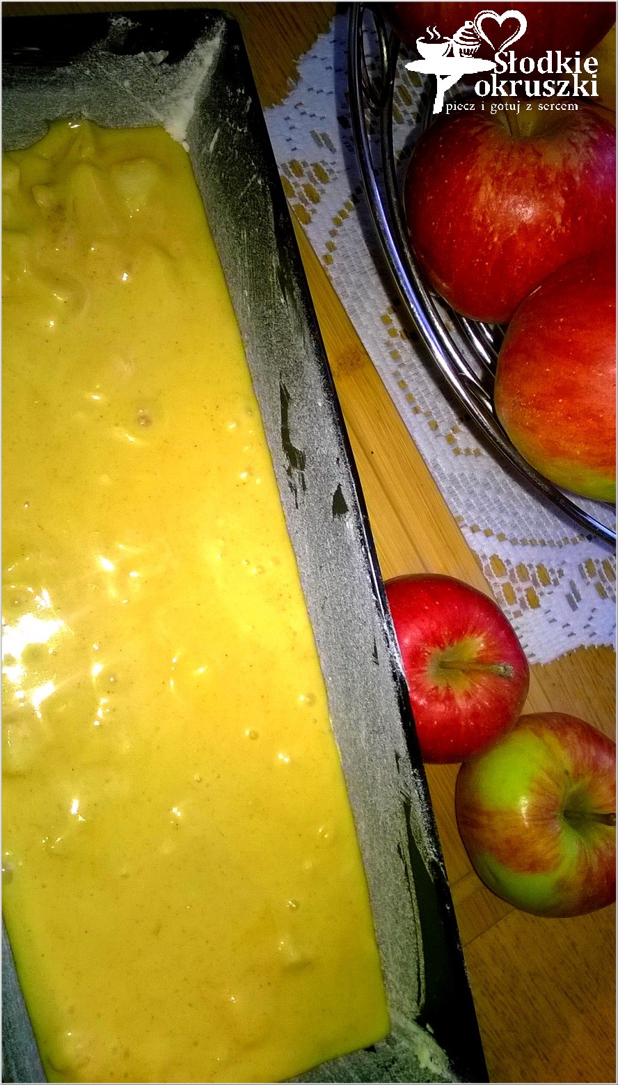 Cynamonowy jabłecznik - przygotowanie