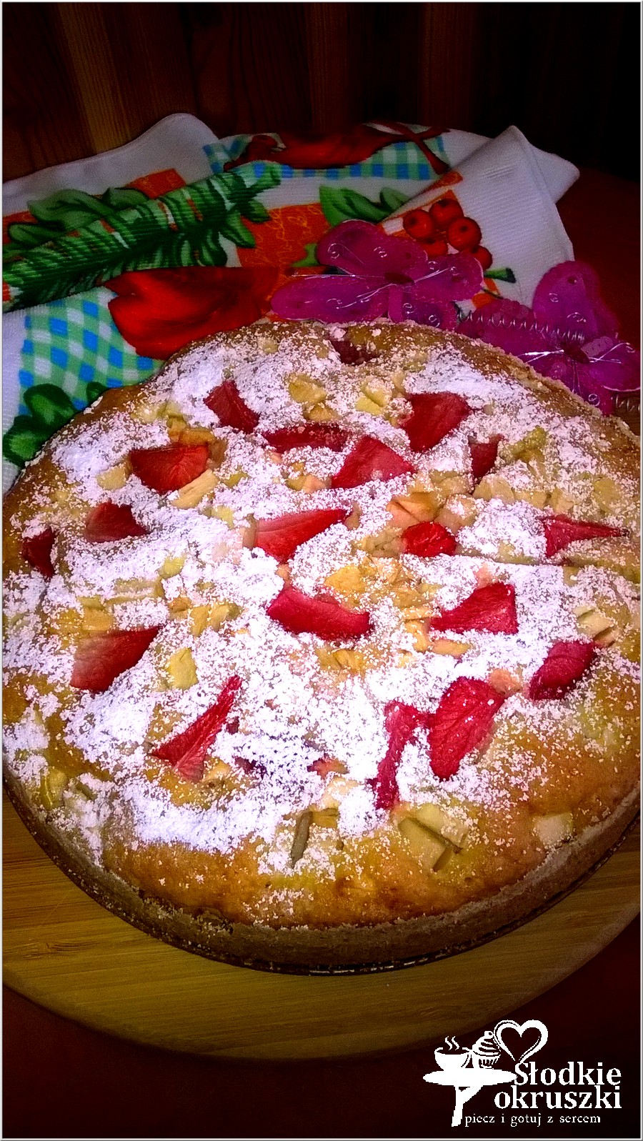 Truskawkowo-jabłkowe ciasto weekendowe (2)
