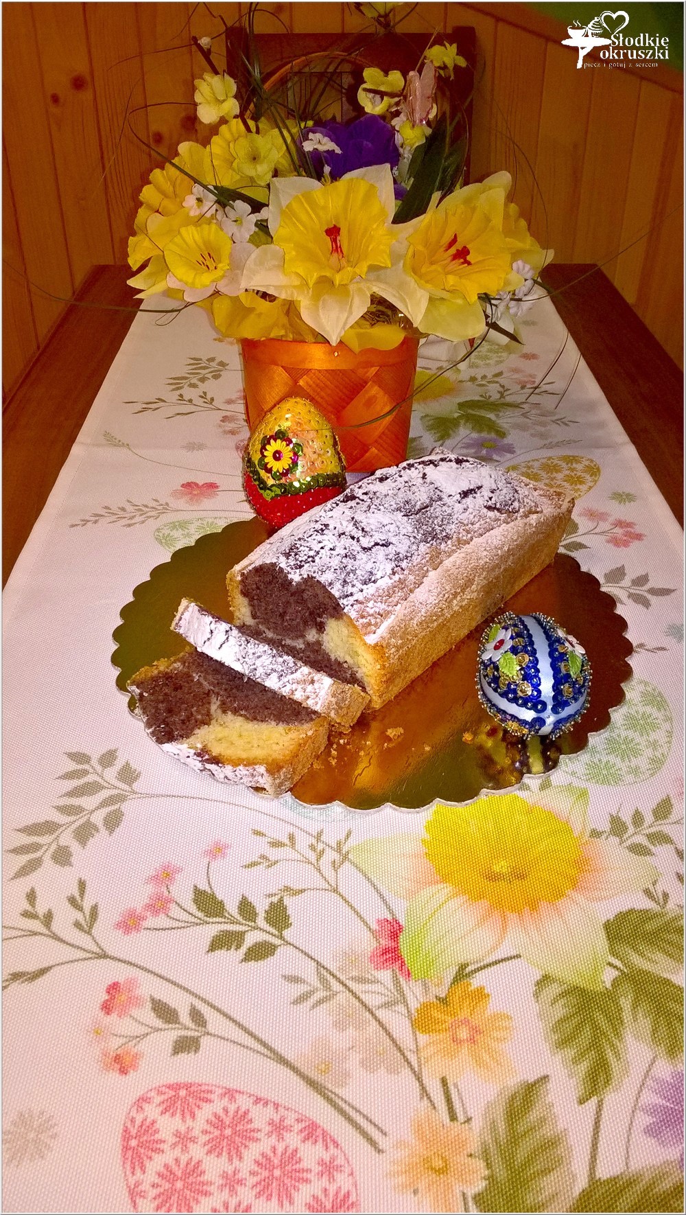 Babka waniliowo-kakaowa na świąteczny stół (2)