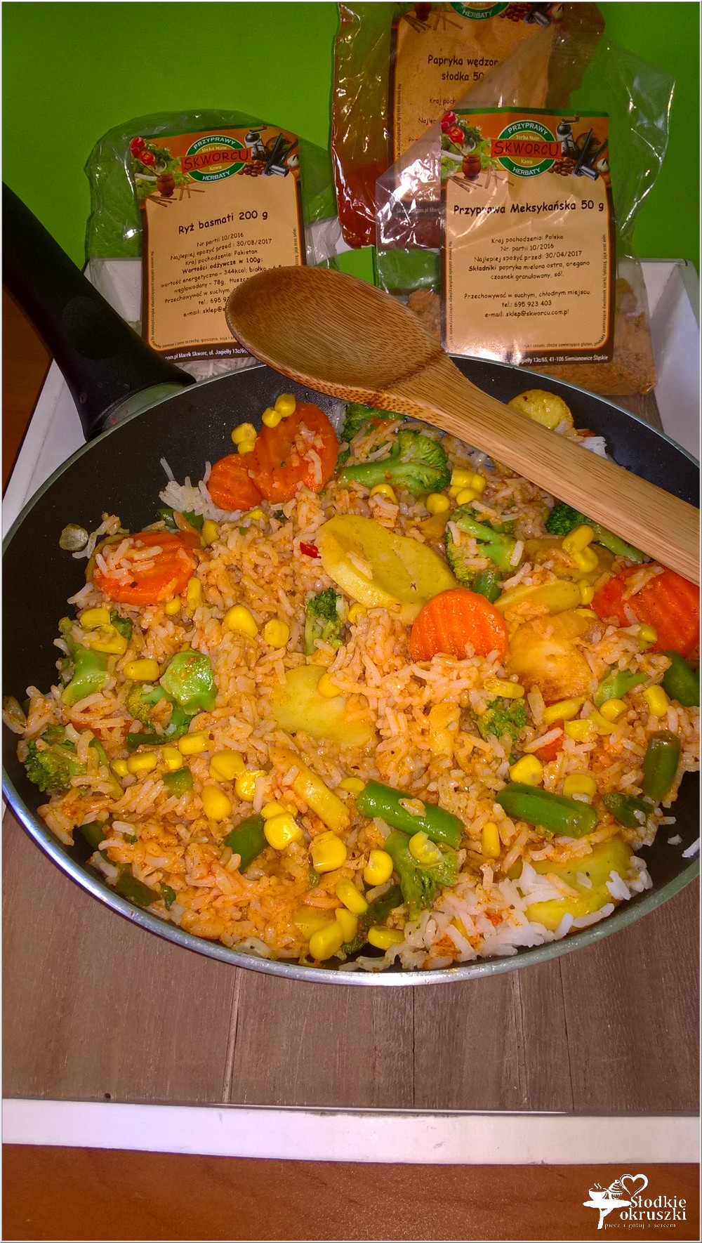 Szybki obiad. Pikantny ryż z warzywami (2)