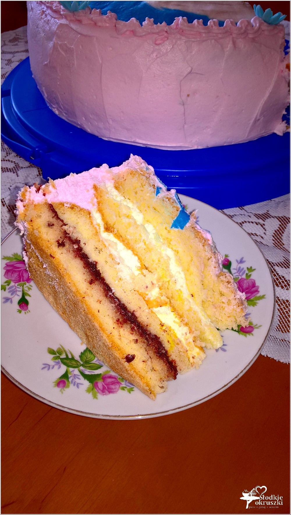 Truskawkowo-cytrynowy tort na 5 urodziny (4)