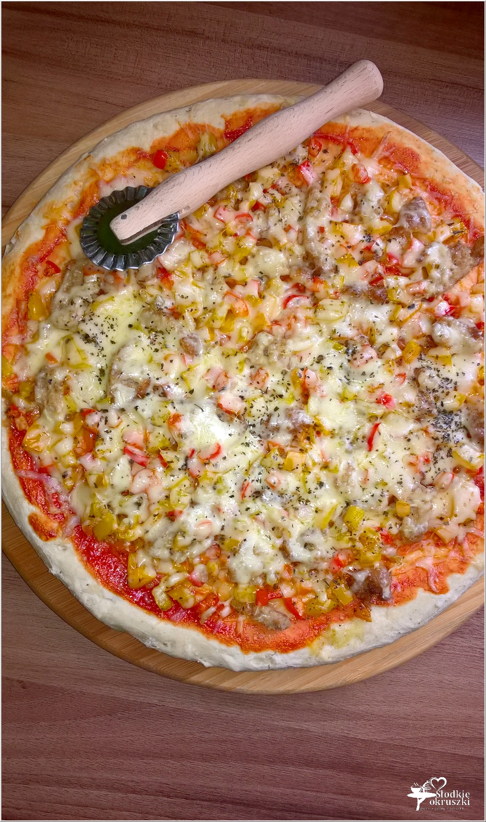 Cebulowa pizza (na suchych drożdżach) (2)