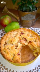 Gruszkowo-jabłkowe ciasto deserowe (kruche) (1)