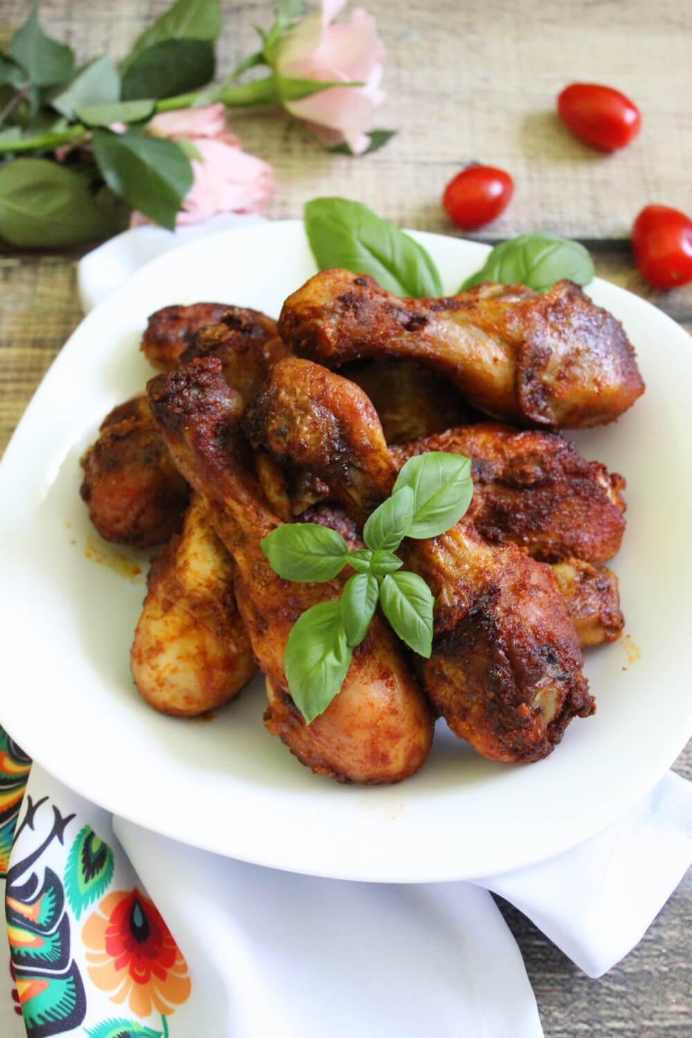 Pieczone podudzia z kurczaka | Słodkie okruszki