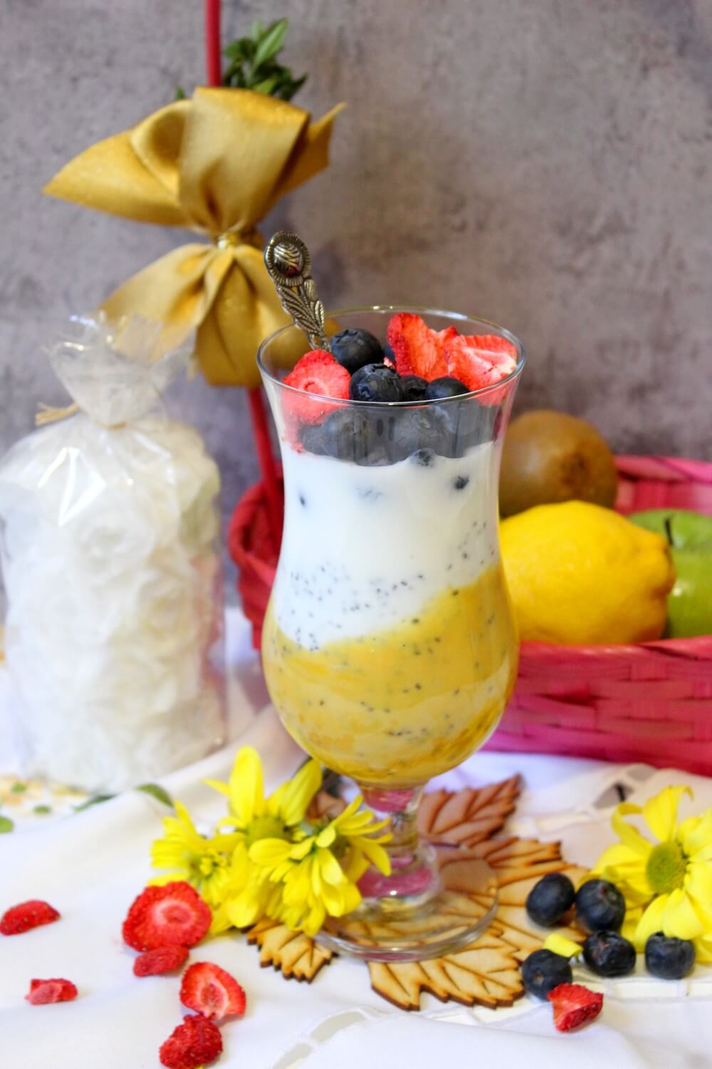 Pucharek mango chia – pełen zdrowia i smaku | Słodkie okruszki