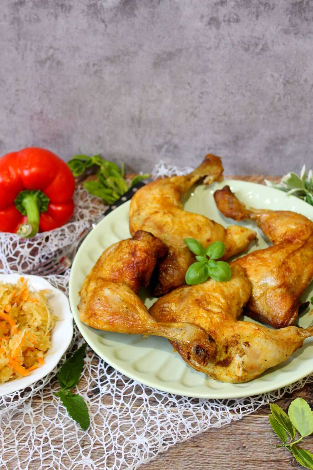 Pieczone udka (nóżki) z kurczaka – pomysł na obiad | Słodkie okruszki